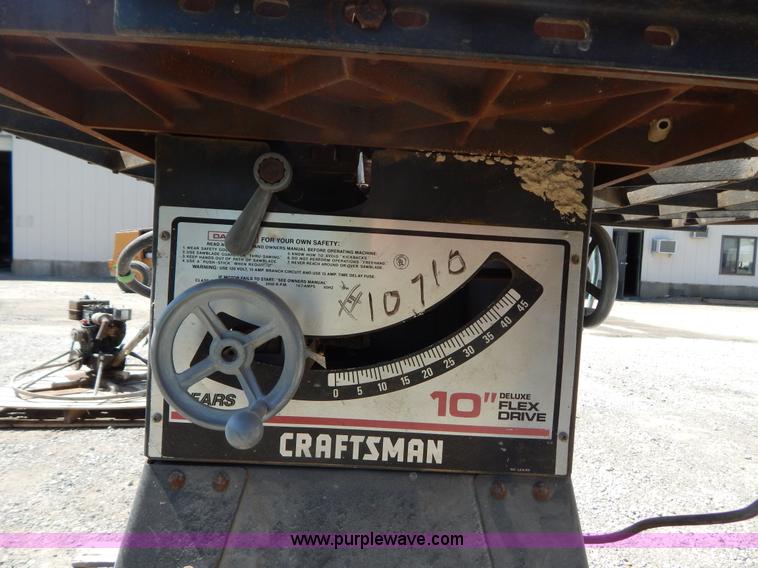 image for item AE9837 Craftsman 10" table saw