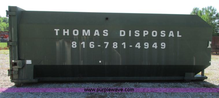 image for item F5134 2001 McClain Ez-Pack roll-off container