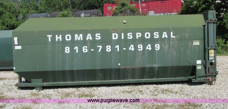 image for item F5134 2001 McClain Ez-Pack roll-off container