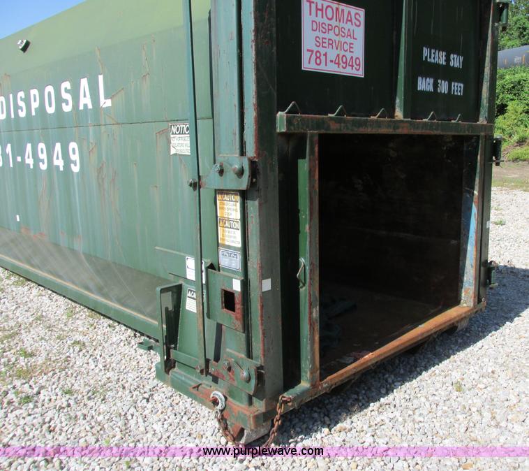 image for item F5134 2001 McClain Ez-Pack roll-off container