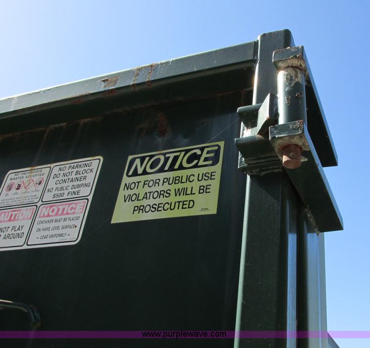 image for item F5135 McClain Ez-Pack roll-off container