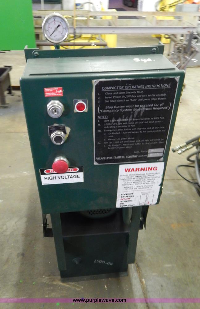 image for item F5146 McClain Mag stationary compactor