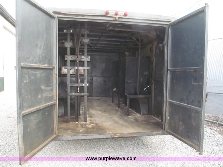 image for item F7026 1997 WW 16'L enclosed tandem axle cargo trailer