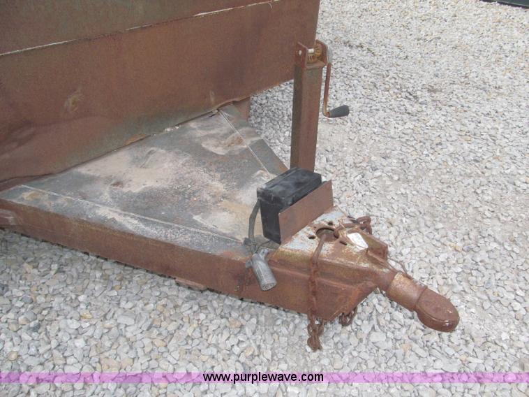 image for item F7026 1997 WW 16'L enclosed tandem axle cargo trailer