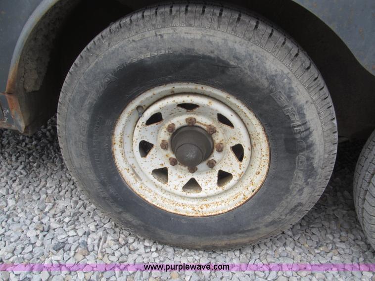 image for item F7026 1997 WW 16'L enclosed tandem axle cargo trailer