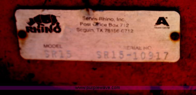 image for item G5060 Rhino 15' bat wing mower