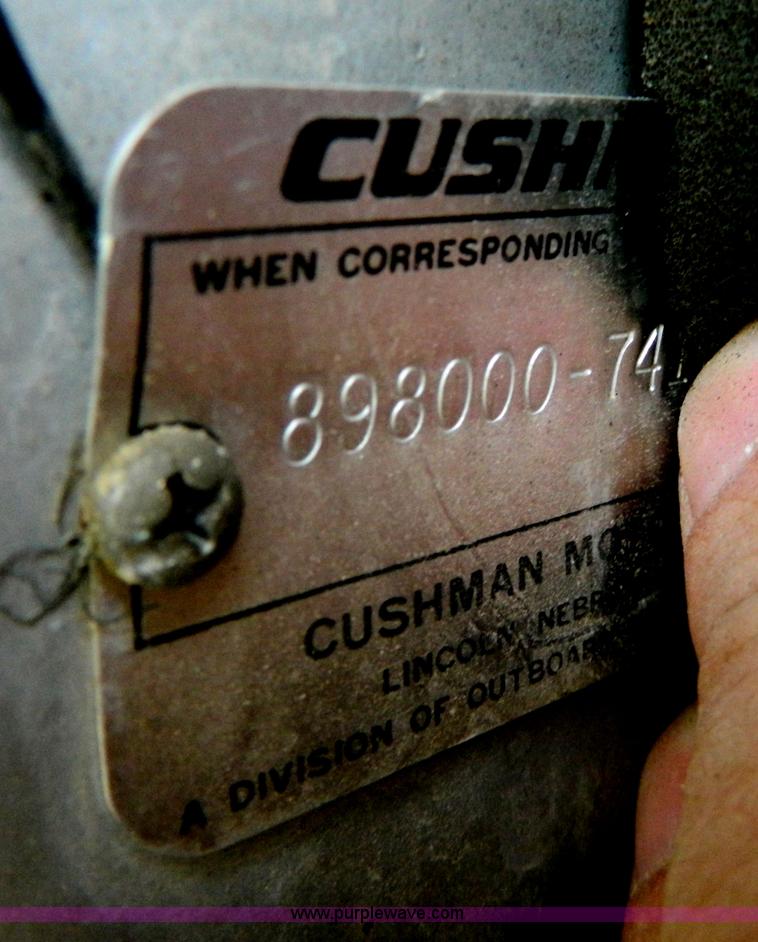 image for item Y9290 1974 Cushman Trackster utility vehicle