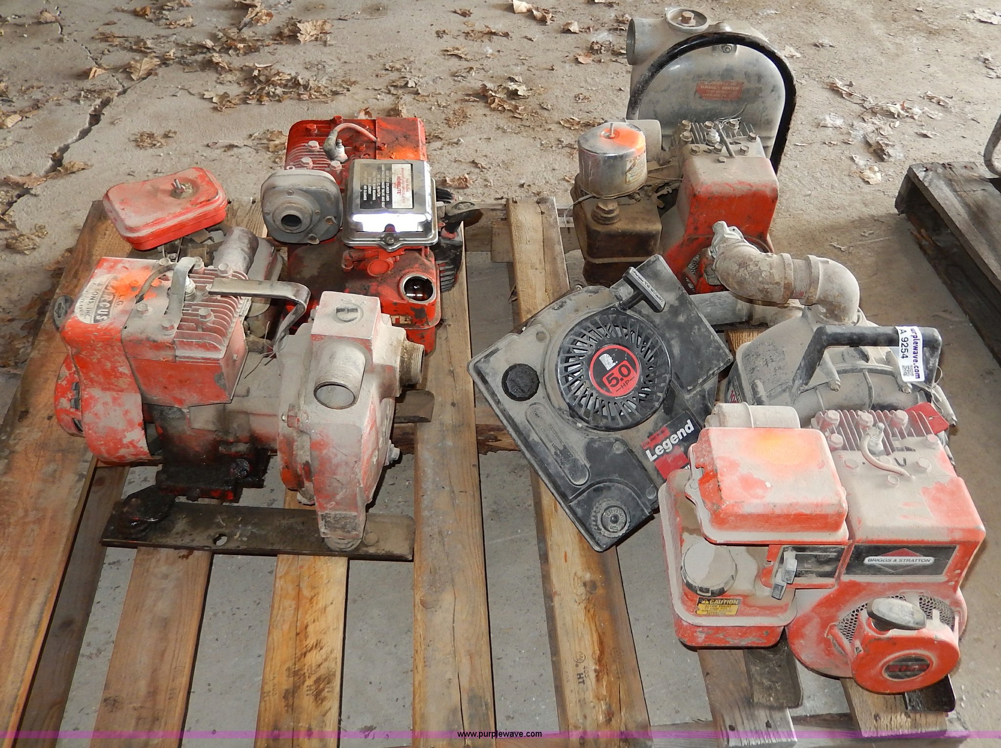 (5) assorted water pumps and motors in Kansas City, KS Item AA9254