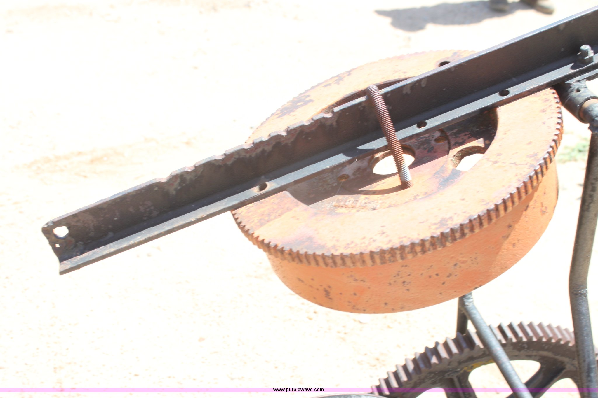 Mini oil well pump jack in Cunningham, KS Item AE9162 sold Purple Wave