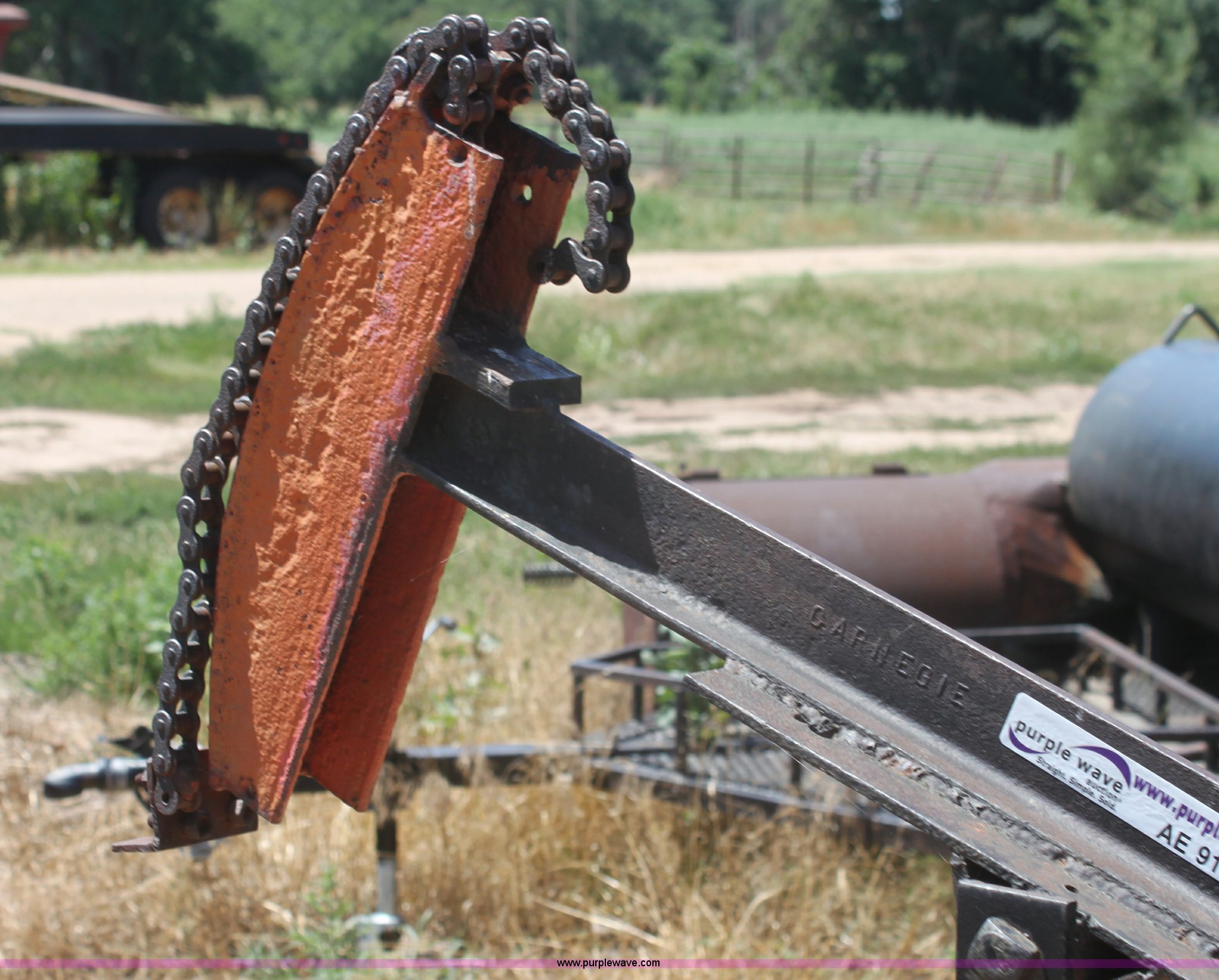 Mini oil well pump jack in Cunningham, KS Item AE9162 sold Purple Wave