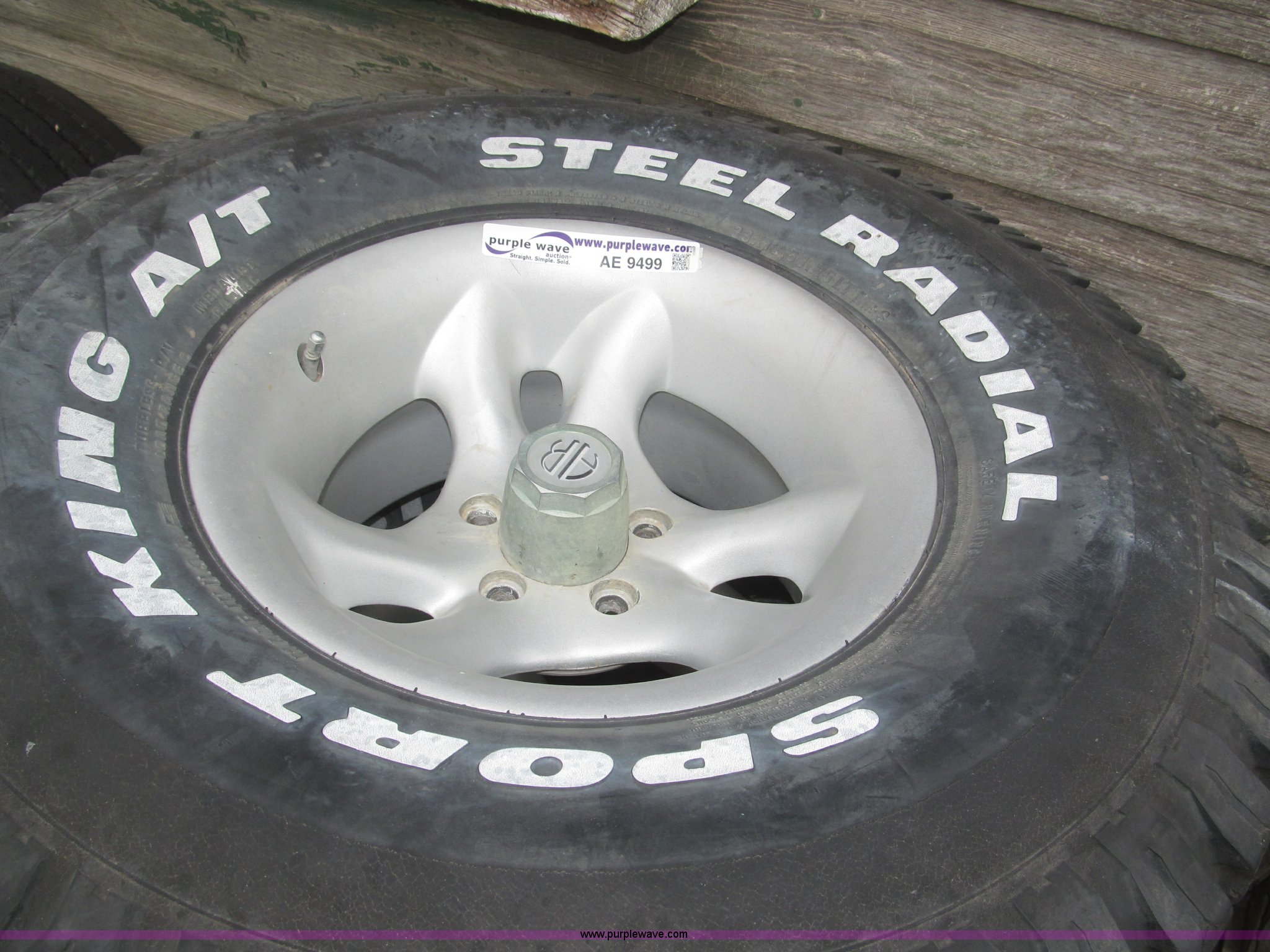 (4) Sport King A/T 33 x 12.50R15 LT tires in Red Oak, IA Item AE9499