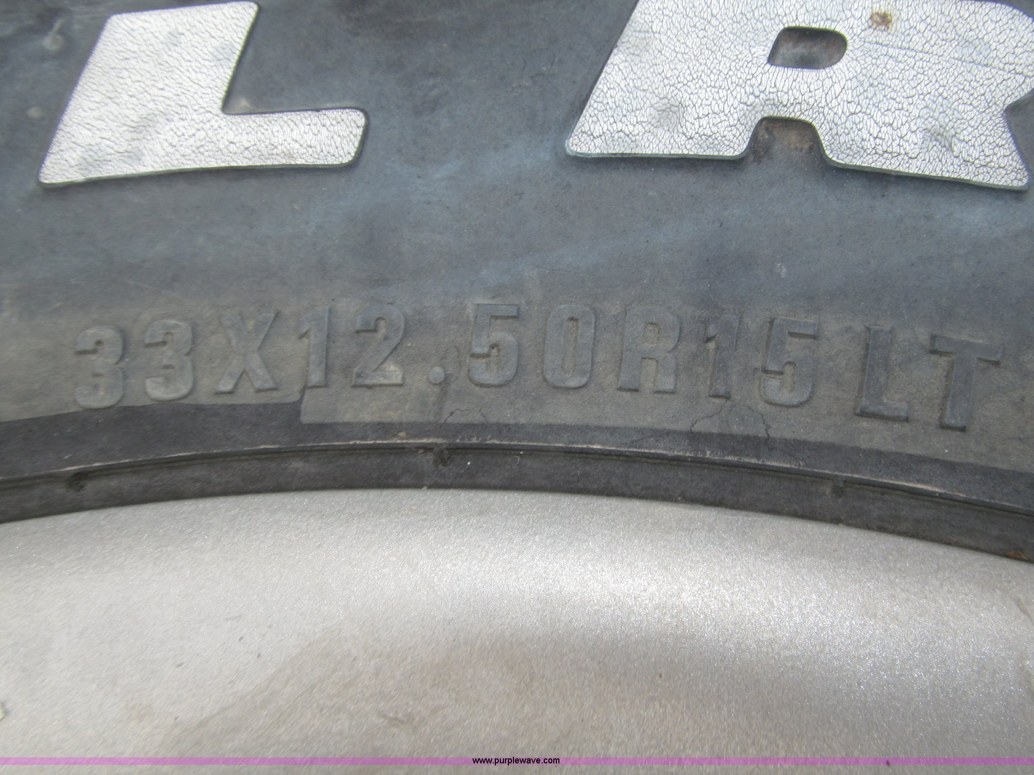 (4) Sport King A/T 33 x 12.50R15 LT tires in Red Oak, IA Item AE9499