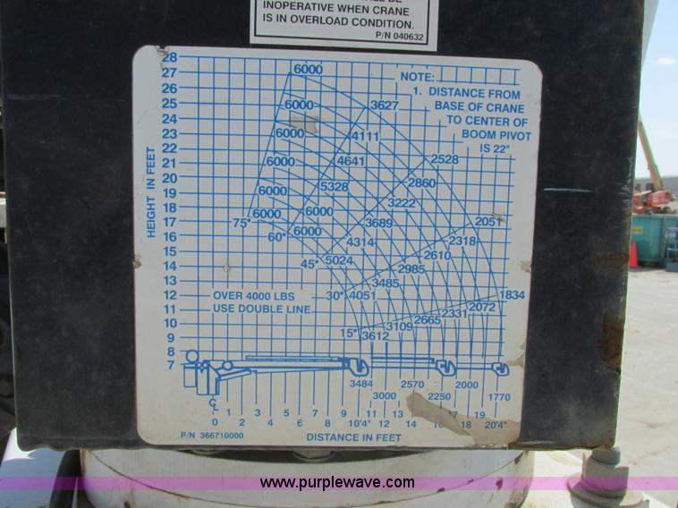 image for item A8575 2007 Ford F550 XL Super Duty service truck with crane