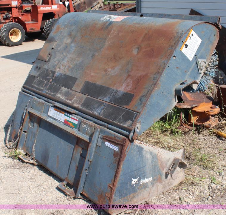 image for item AU9164 Bobcat 72" sweeper skid steer attachment