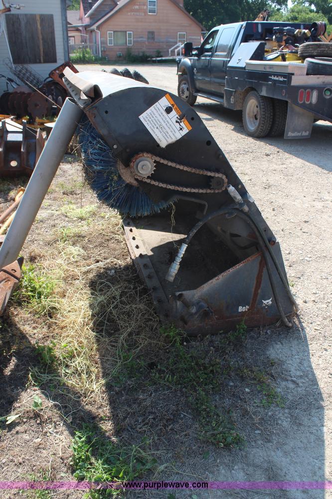 image for item AU9164 Bobcat 72" sweeper skid steer attachment