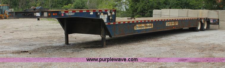 image for item D4770 2006 Trail-Eze TE80HT heavy duty hydraulic tail trailer