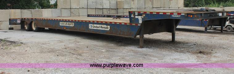 image for item D4770 2006 Trail-Eze TE80HT heavy duty hydraulic tail trailer