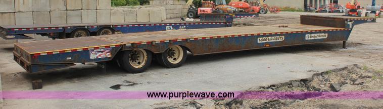 image for item D4770 2006 Trail-Eze TE80HT heavy duty hydraulic tail trailer