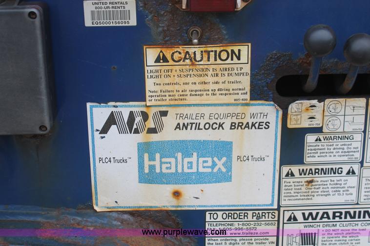 image for item D4770 2006 Trail-Eze TE80HT heavy duty hydraulic tail trailer