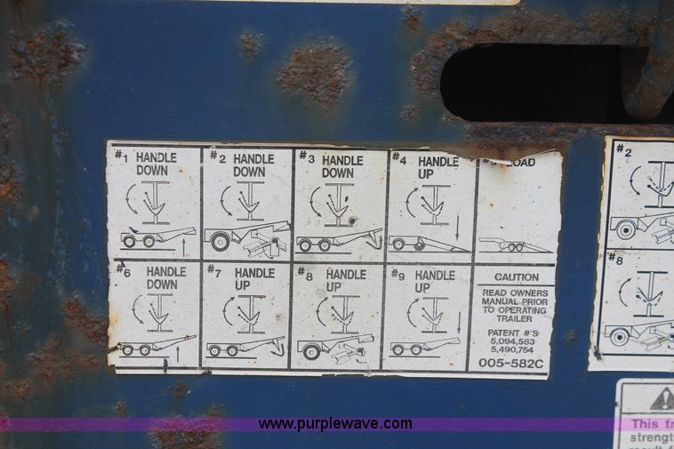 image for item D4770 2006 Trail-Eze TE80HT heavy duty hydraulic tail trailer