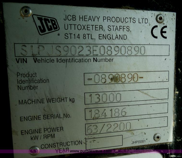 image for item D5974 2003 JCB 130LC excavator