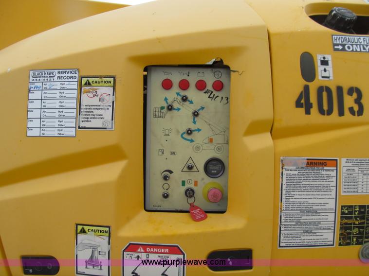 image for item D7425 2003 Haulotte HB44J rough terrain telescopic manlift