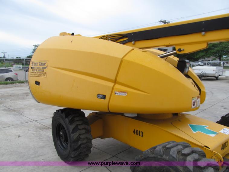 image for item D7425 2003 Haulotte HB44J rough terrain telescopic manlift