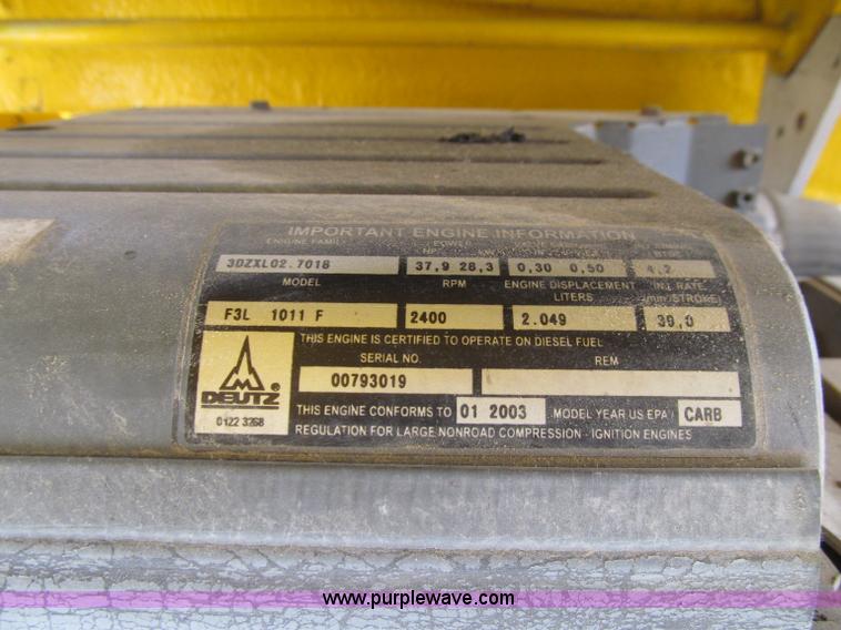 image for item D7425 2003 Haulotte HB44J rough terrain telescopic manlift