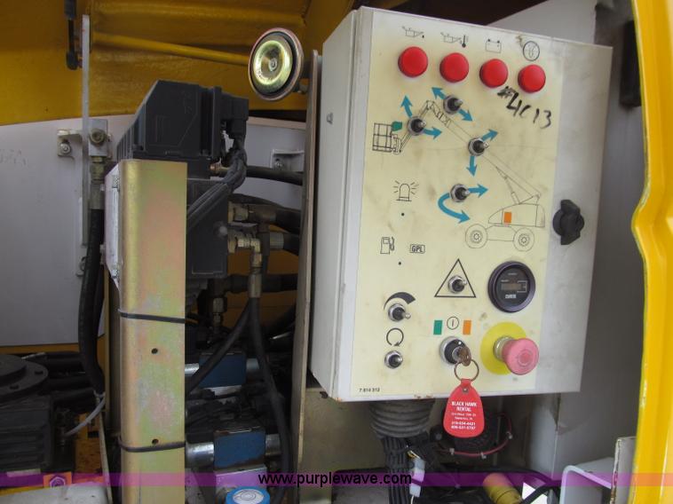 image for item D7425 2003 Haulotte HB44J rough terrain telescopic manlift