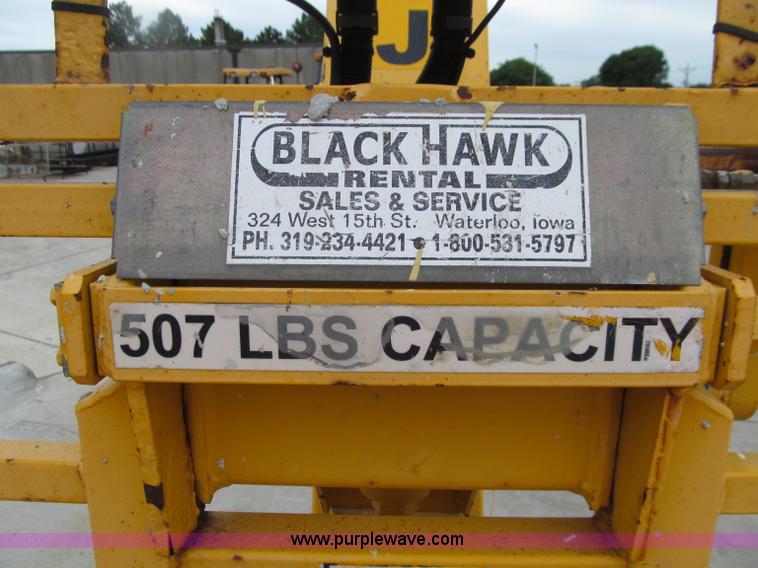 image for item D7425 2003 Haulotte HB44J rough terrain telescopic manlift