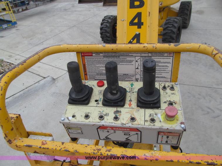 image for item D7425 2003 Haulotte HB44J rough terrain telescopic manlift