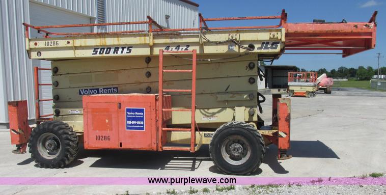 image for item E7272 JLG 500RTS rough terrain scissor lift