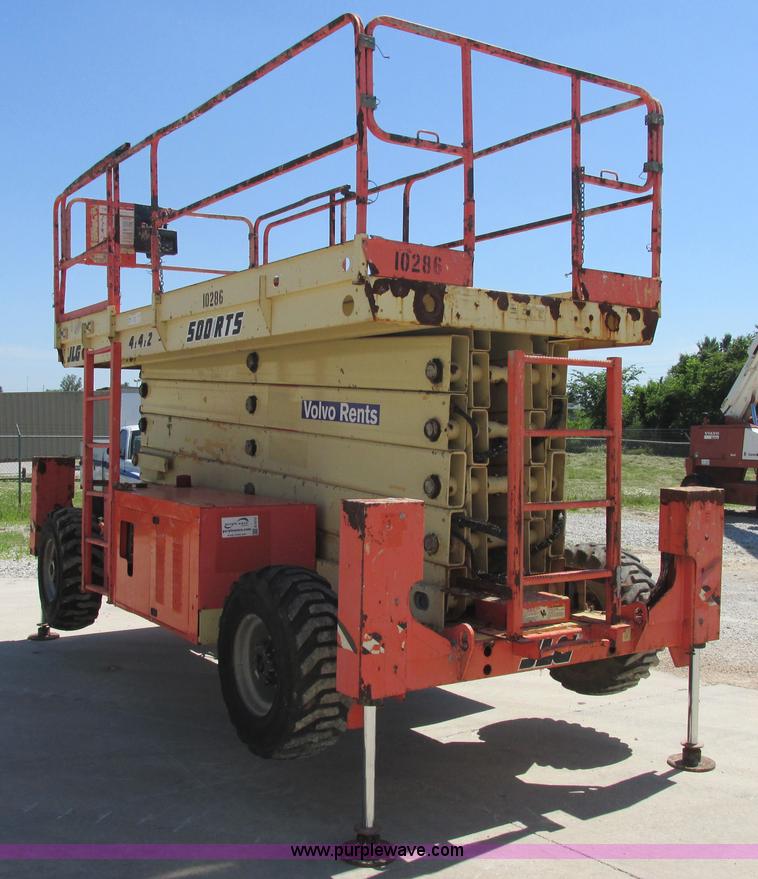 image for item E7272 JLG 500RTS rough terrain scissor lift