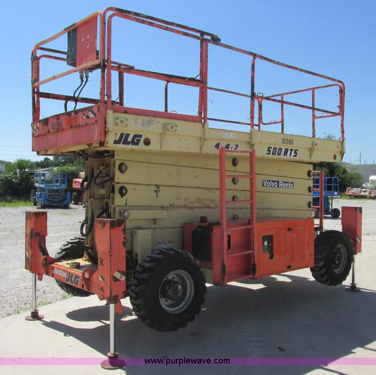 image for item E7272 JLG 500RTS rough terrain scissor lift