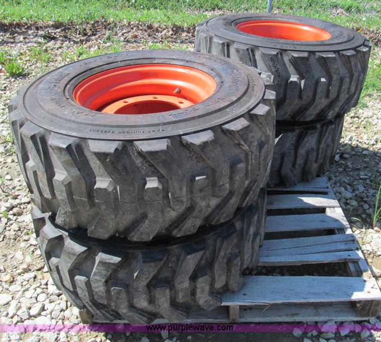 (4) 12-16.5 skid steer tires and wheels in Blue Springs ...