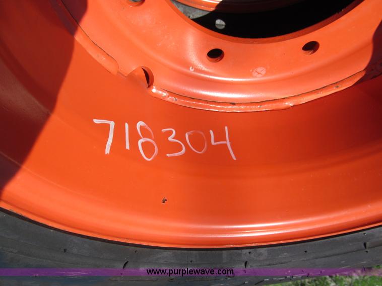 image for item F5094 (4) 12-16.5 skid steer tires and wheels