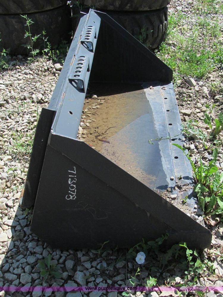 image for item F5106 54" skid steer bucket