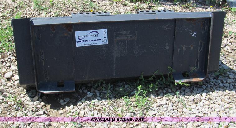 image for item F5106 54" skid steer bucket