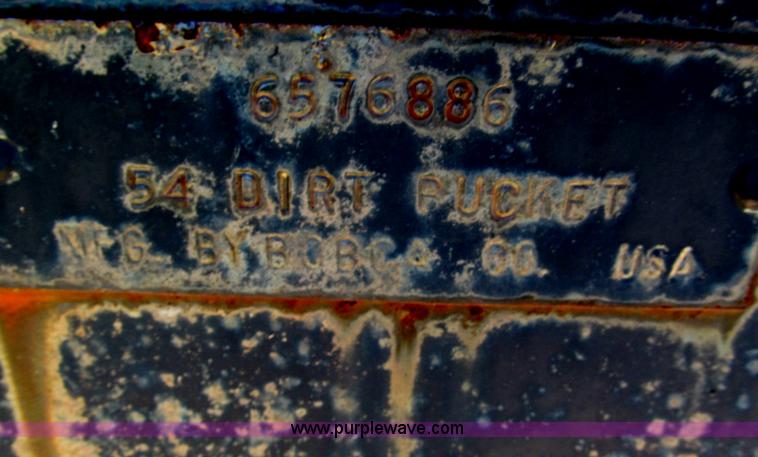 image for item F5106 54" skid steer bucket