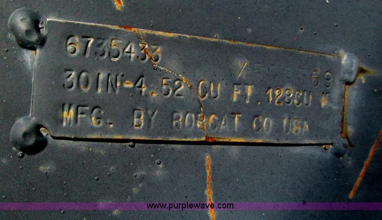 image for item F5107 Bobcat 30" excavator bucket