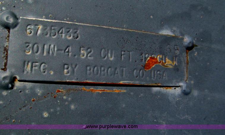 image for item F5109 Bobcat 30" excavator bucket