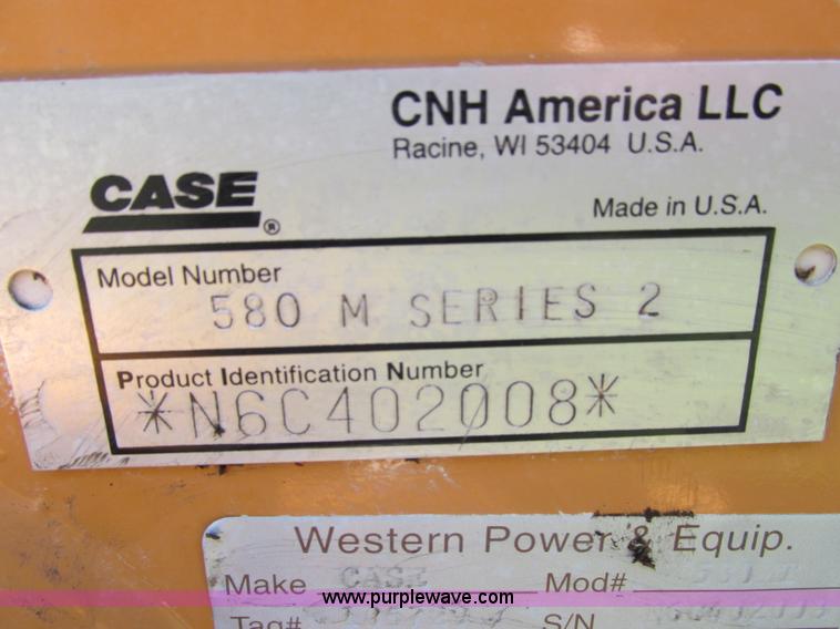 image for item F5162 2006 Case 580M Series 2 backhoe