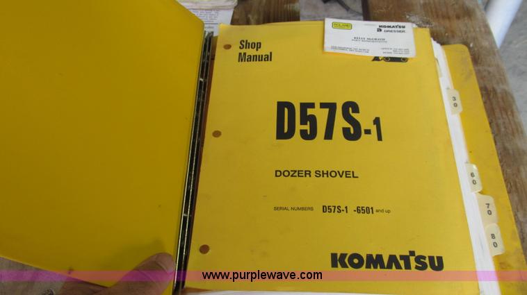 image for item G2019 1985 Komatsu D57S track loader