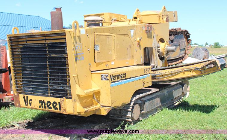 image for item G5050 1998 Vermeer T850 trencher
