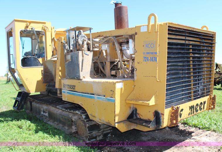 image for item G5050 1998 Vermeer T850 trencher