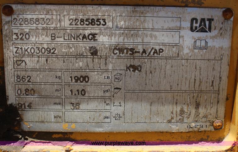 image for item G5052 Caterpillar 36" excavator bucket