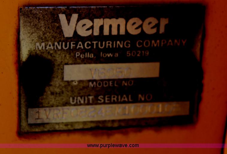 image for item G5201 Vermeer V6050 trencher