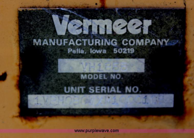 image for item G5201 Vermeer V6050 trencher
