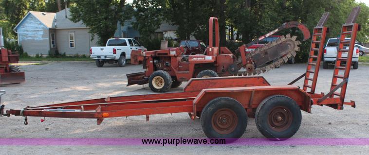 image for item G5206 1978 Belshe tandem axle trencher trailer