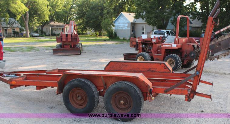 image for item G5206 1978 Belshe tandem axle trencher trailer